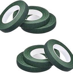 AmigozZ Flower Making Floral Tape, Green for arkandi/stocking flowers and art craft school students/fine arts(pack of 6 rolls, 35 mts each roll)-picture-14
