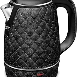 Prestige 1.5 Litre Electric Kettle with Designer Cool Touch Exterior| Stainless Steel Inner Body| Dry Heat Protection|Black| PKCT-12