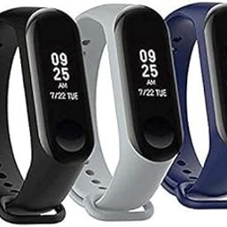 Inefable® Mi Band 3 & 4 Strap Band Wristband Strap Compatible with Mi Band M3 & M4 Original Device Not Included |-image-92