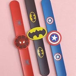 Tera13 Gifts For Boys Slap Bracelet For Kids (3 pcs) Wrist Band For Kids Cartoon Diffrenet Color Slap Band Hand Bracelet For Boys-image-45