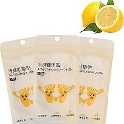 Newvent® Foot and Shoe Deodorant Peeling Sticker | 30pcs Lemon Fragrance Bad Smell Remove For Shoes | | Sweat Absorbing Antibacterial Shoe Deodorizer (Pack of 30Pcs)-image-46