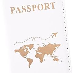 Passport Cover with Phone Card Slot Portable Travel Passport Wallet for Home White-picture-42