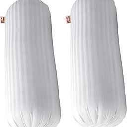 JDX Hotel Premium Soft Fiber Very Soft Bolster -9X24, B08Xpdflgx, White (2)-12