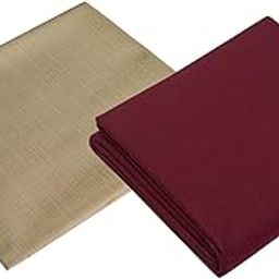 MEN'S Cotton Shirt & Poly-Viscose Trouser Fabric Combo Set-image-72