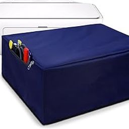 Alifiya Dust Proof Washable Printer Cover for HP Deskjet 2820 / 2876 / 2878 / 4929 All-in-One Ink Tank Printer - Blue-15