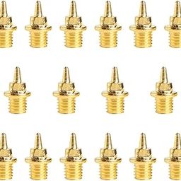 bnf® 16 Pieces Replacement Spikes for Track Shoes 7 mm for Short Distance Running Gold Short Nails|Sporting Goods | Outdoor Sports |Track & Field|16 Track Spikes-29