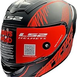 LS2 Helmets - FF352 Rookie - Writed - Matt Black Red - Single Visor Full Face Helmet-image-33