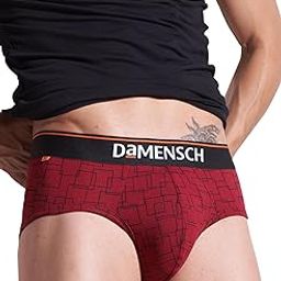 Men's Regular Fit Printed Cotton Briefs | Combed Cotton, Stretchy Fabric, Anti-Bacterial and Microfibre Waistband-7