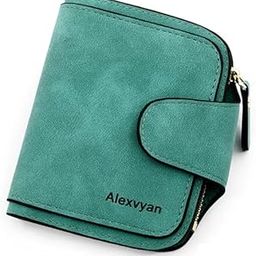 Women's Purse Wallet Organizer Female Hand Clutch Lady/Ladies/Girls Wallets Credit Card Holder (Green)-11