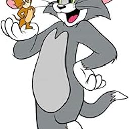 Decals Creation Smily Big Tom Small Jerry Funny Wall Sticker for Bedroom,Living Room, Offce,Kids (Multicolor, Size - 40 Cm X 58 Cm)-image-3