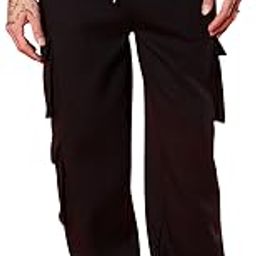 MASCLN SASSAFRAS Black Utility Pockets Oversized Joggers-image-1