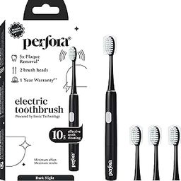 Perfora Electric Toothbrush | 1 Year Warranty | Electric Brush, Electric Toothbrush For Kids, Men & Women, 2 Modes, AAA Powered, 90 Days Battery Life, 002 (Dark Night)-picture-10