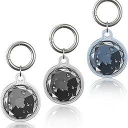3 Pack AirTag Case Waterproof, AirTag Holder with Keychain, Compatible with Apple AirTag 2021 – Scratch & Dustproof AirTag Keychain for Dogs, Cats, Bags, Keys, Luggage (3 Colors)-17