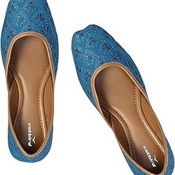 Women's Handmade Sequins Work Ethnic Shoes-image-18