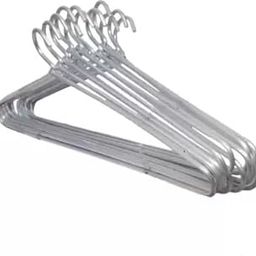 Pranay Aluminium Shirt Pack of 12 Hangers for Shirt (Silver)-13