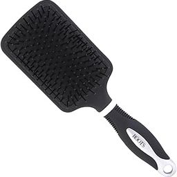 Roots -Truglam Black Detangling Hairbrush With Round Ball-Tip Bristles - Eco-Friendly and Gentle Round Paddle Hairbrush for Men and Women, Hair Growth and Scalp Massage - Pack of 1-9886-image-14