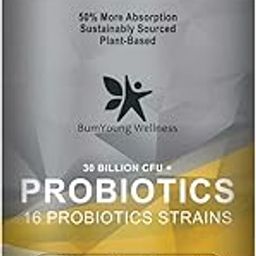 BumYoung Wellness Probiotics 30 Billion CFU Multi- Strains Targeted Release Technology, Stomach Acid Resistant (90 capsules)-picture-19