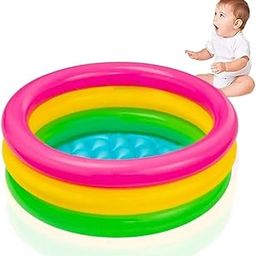 AGORAZOIN 2 in 1 Babyy Bath Tub & Swimming Pool | Inflatable, Foldable & Portable Babyy Pool Tub for Indoor & Outdoor Use | Soft, Lightweight Bath Tub for Newborn, Infant & Kids |Travel Baby Tub-24
