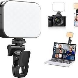 64 LED Rechargeable Selfie Light - Lighting Mode Phone Ring Light Mini Portable Clip on Fill Lights for iPhone, Cell Phone, Laptop, TikTok, Selfie, Video Conference-12