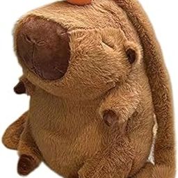 CALANDIS™ Plush Capybara Backpack Fashion Cute Casual Large Capacity Plush Bag Bookbag-image-45
