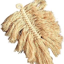 ARTISOUL® Small Macrame Wall Hanging Decor Gift Bohemian For Office Apartment Backdrop 17X13Cm Style B | Home Decor | Tapestries-image-11