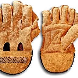 Sterling Premium Men's Leather Wicket Keeping Gloves - Professional Cricket Gear for Enhanced Performance-image-4