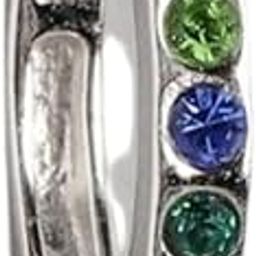 925 Sterling Silver Multicolour Cubic Zircon Nath Rhodium Plated Nose Pin|Gift for Women & Girls|With Authenticity Certificate & 925 Stamp|Mother's Day-8