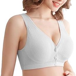 Meizhimi Women Pregnancy Breastfeeding Underwire Sleeping Nursing Maternity Bra Light Grey-picture-44