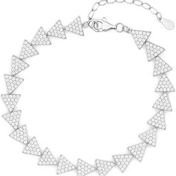 Pure 925 Sterling Silver Design Bracelet for Women, Adjustable Jewellery for Girls, Anti Tarnish Gift, with Authenticity Certificate, 6 MONTHS WARRANTY-image-69