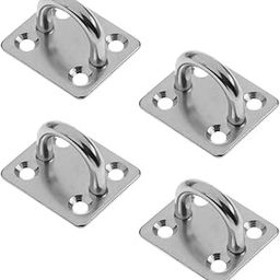 The Style Sutra 4pcs Heavy Duty 304 Stainless Steel Square Pad Eye Plate Shade Sailboat 6mm|Motors | Parts & Accessories | Boat Parts |4 Pieces Square Pad Eye-25