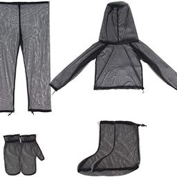 Lightweight Summer Bug Wear Mosquito Suit Ja et Mitts Pants So s for Men Women with Ultra- e Mesh Hiking Fishing Camping Bee Feeding Cycling-image-34