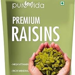 PureVida Raisins 200gm | Naturally Sweet & Nutritious Sun-Dried Grapes | Ideal for Snacking, Baking, Cooking & Desserts | Rich in Antioxidants, Fiber & Energy-image-98