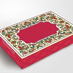 Rapid Print Pack Designer Packaging Boxes For Sweets | 1Kg Capacity | Inside coated | Duplex Board | Sweets Packaging Boxes | (Red, Pack Of 10)-65
