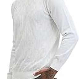 White Self-Design Sweaters-picture-20