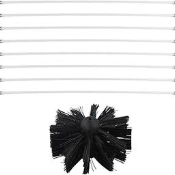 ARTISOUL® Dryer Vent Cleaner Remover Flexible Rods Nylon Brush Head Chimney Brush 8 Rods | Home Improvement | Heating, Cooling & Air | Fireplaces & Stoves | Other Fireplaces & Stoves-image-37