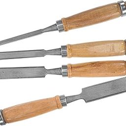 HOLIDYOYO 4pcs Multi-function Wood Carving Chisel Set Handheld Tool with Handle Precision Cutting for Woodworking for Engraving and Crafting-image-69