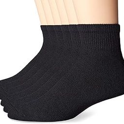 Organic Cotton Bamboo Ankle Cushion Socks - Unisex- Pack of Pairs 2 Black Grey-image-27