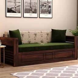 AMORINI Sheesham Wood Foster 3 Seater Sofa Set Cum Bed for Living Room Three Seater Sofa Bed for Home Sofa Com Bed Sheesham Wood (Walnut Cream Topical)-image-115