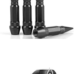 LOVMOTO Spiked Style Tire Valve Stem Caps, Universal Aluminium Alloy Dustproof Tire Valve Stem Covers for Cars, SUV, Trucks, Bikes, Motorcycles, Bicycles Comfortable with Pic-anto-image-90