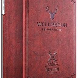 ProElite Microfiber Smart Deer Flip case Cover for Apple iPad 10.2" 9th Gen (2021), 8th Gen/ 7th Gen, Wine Red-picture-11