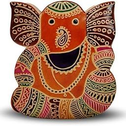 Ganesha Leather Piggy Bank – Stylish Money Saving Box for Adults, Kids, Home & Office Décor (Orange)-image-95