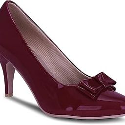Women's Solid Closed Back Casual Pumps|Faux Leather| Classic Work Pumps| Semi-Pointed Toe| Smart Causals| Heel Pumps | Stiletto Pumps | Office, Party and Formal Occasions-image-20