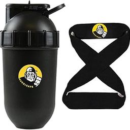 Muscleape Bullet shaker With 8 Shape Lifting Straps for protein shake protein shaker bottle gym shaker bottle shaker bottles gym protein shaker bottle shaker bottles for protein shake gym shaker-image-73