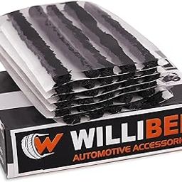 WILLIBEE (Pack of 30 Strips) Premium Heavy Duty Tubeless Tyre Puncture Repair Strips,30 Black Puncher Repair Seal Strips for Car, Bike, SUV, & Motorcycle-3