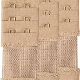 Women's Bra Extenders 2 Hook / 3 Hook / 4 Hook / 5 Hook / 6 Hook, Soft Stretchy Back Bra Extension Strap-10