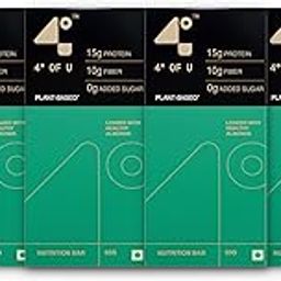 4 DEGREES OF U Daily Nutrition Bar |12g Protein, 10g Fiber, 25% RDA Calcium & 25% RDA Vitamin D3, 63g | No Trans Fat | Muscle Strength, Digestive Balance, Metabolic Harmony, Bone Vitality (( Pack Of 4 ), Vegan)-23