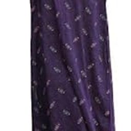 Womens Cotton Block Print Regular Fit Maxi Nighty-image-88
