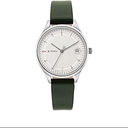 titan Women Leather Analog White Dial Watch-Np2649Sl01/Np2649Sl01, Band Color-Green-picture-28