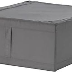 ikeaa SKUBB Storage Case – Dark Grey, 44x55x19 cm (17¼x21¾x7½") | Under-Bed & Closet Organizer with Handle & Ventilation | Foldable Dustproof Storage Box for Clothes, Linens, Bedding-20