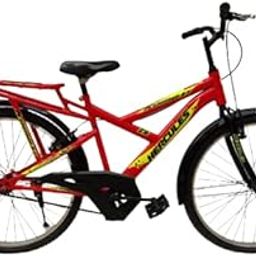 Hercules Kombat 26T Road Racing Bicycle Single Speed Cycle, Girls Boys Men Women, Red, Age 13+Years (Frame: 15 Inches)-image-18